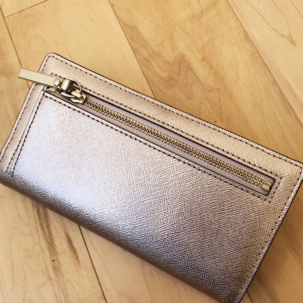 👛👜💕Kate Spade Bifold Wallet Rose Gold - Picture 5 of 6